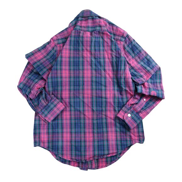 Abercrombie & Fitch Red Green Plaid Button Up Men's Shirt S - Picture 4 of 6